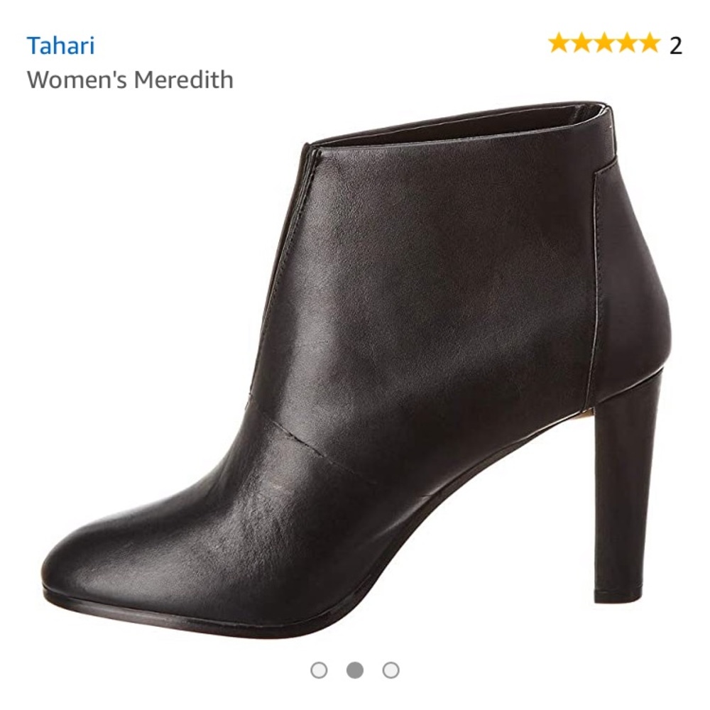 TAHARI |  Black leather Meredith Boots